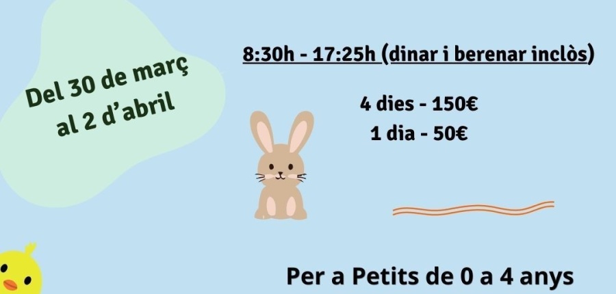 Imagen principal de 🐣 Casal Setmana Santa  🐰